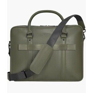 Champs Onyx Collection Leather Briefcase with Shoulder Strap